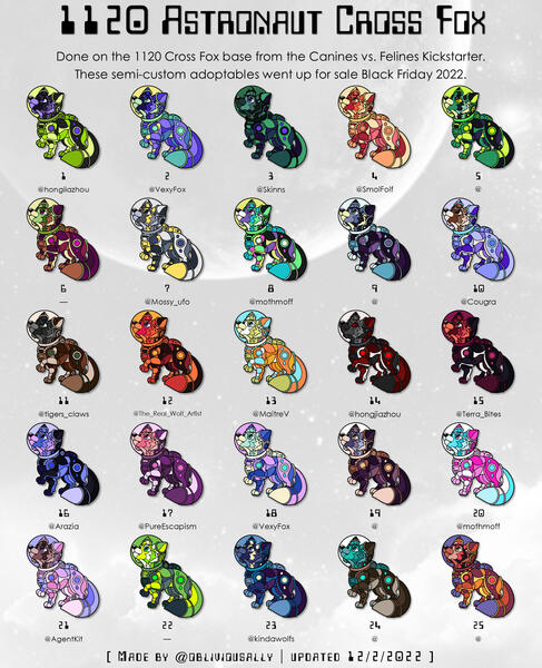 1120 Astronaut Cross Fox