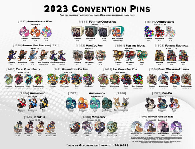 2023 Convention Pins
