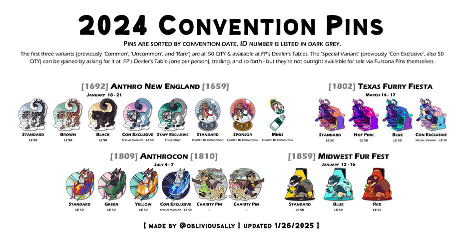 2024 Convention Pins