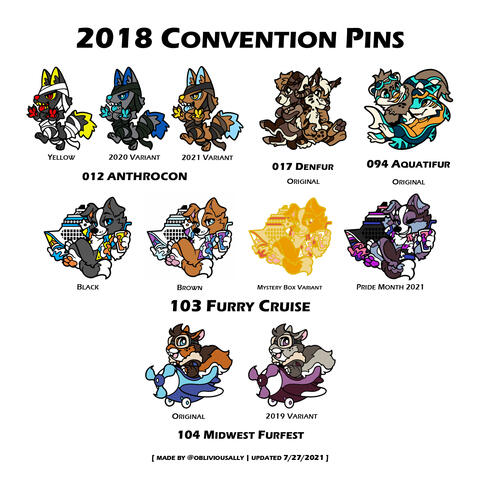 2018 Convention Pins