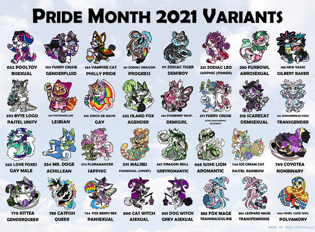 Pride Month 2021 Official Variants